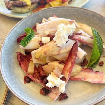 Driftwood Kitchen - Chicory Salad with Cranberries - Seafood Near Me - Laguna Beach, California