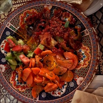 Marrakesh Restaurant - a plate of food on a table - Moroccan Near Me - Philadelphia, Pennsylvania Marrakesh Restaurant - a plate of food on a table - Moroccan Near Me - Philadelphia, Pennsylvania