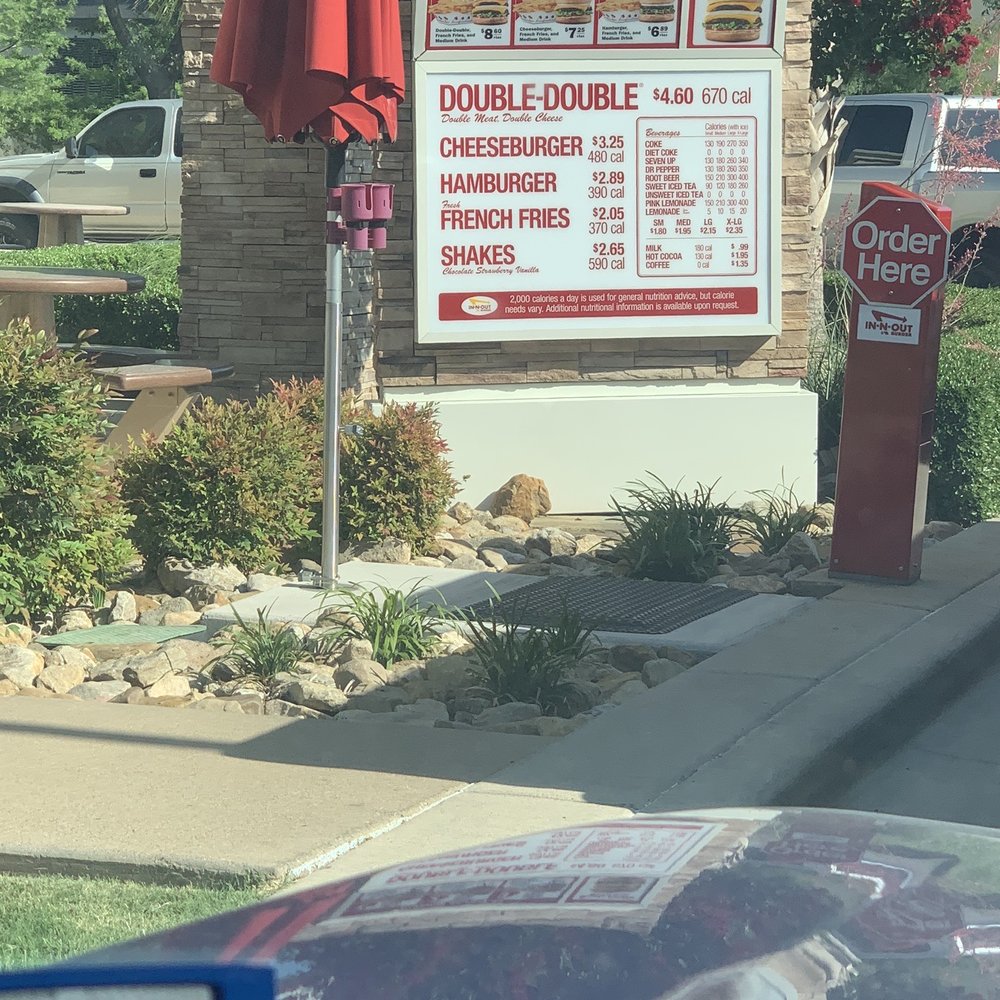In-N-Out Burger - No cover to place your order and it's pouring down rain. - Burgers Near Me - Irving, Texas In-N-Out Burger - No cover to place your order and it's pouring down rain. - Burgers Near Me - Irving, Texas