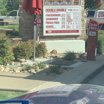 In-N-Out Burger - No cover to place your order and it's pouring down rain. - Burgers Near Me - Irving, Texas