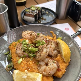 The Crawlspace Gastropub - Shrimp & grits with buffalo sauce - Gastropubs Near Me - Mercer Island, Washington The Crawlspace Gastropub - Shrimp & grits with buffalo sauce - Gastropubs Near Me - Mercer Island, Washington