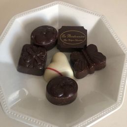 Earl grey, cherry cordials, red velvet, gingerbread, and raspberry (?) Earl grey, cherry cordials, red velvet, gingerbread, and raspberry (?)