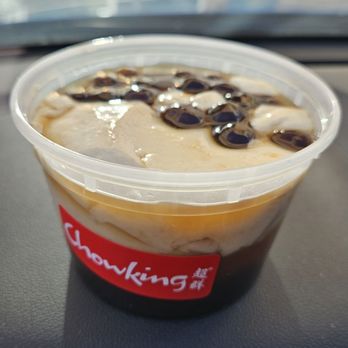 Chowking - Silken tofu with warm brown sugar syrup and boba pearls - Chinese Near Me - Concord, California