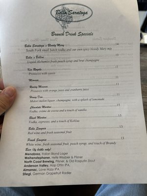 Menu photo 8 Bella Saratoga Saratoga, CA