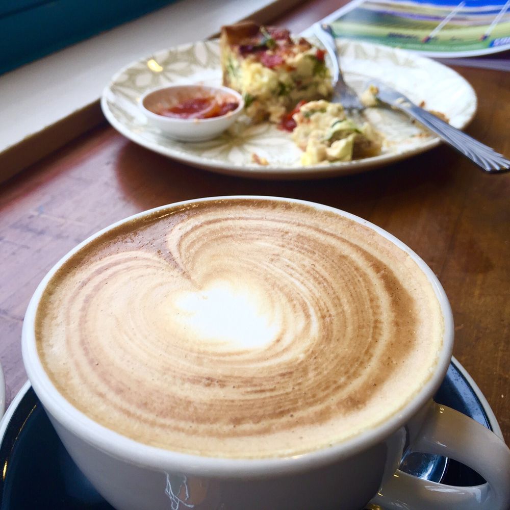 Neighbourhood - Great wine tasting warm-up, flat white and bacon/egg quiche. - Cafes Near Me - Martinborough, WGN Neighbourhood - Great wine tasting warm-up, flat white and bacon/egg quiche. - Cafes Near Me - Martinborough, WGN