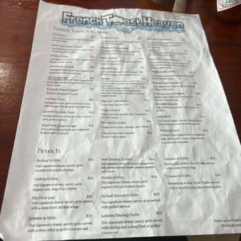 French Toast Heaven - Menu - Breakfast & Brunch Near Me - Cincinnati, Ohio French Toast Heaven - Menu - Breakfast & Brunch Near Me - Cincinnati, Ohio