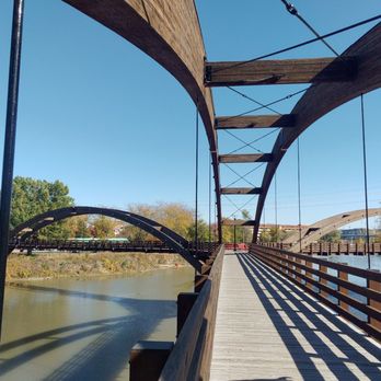 The Tridge - View from standing on the tridge - Parks Near Me - Midland, Michigan The Tridge - View from standing on the tridge - Parks Near Me - Midland, Michigan