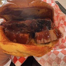 Beef brisket sandwich, from previous visit