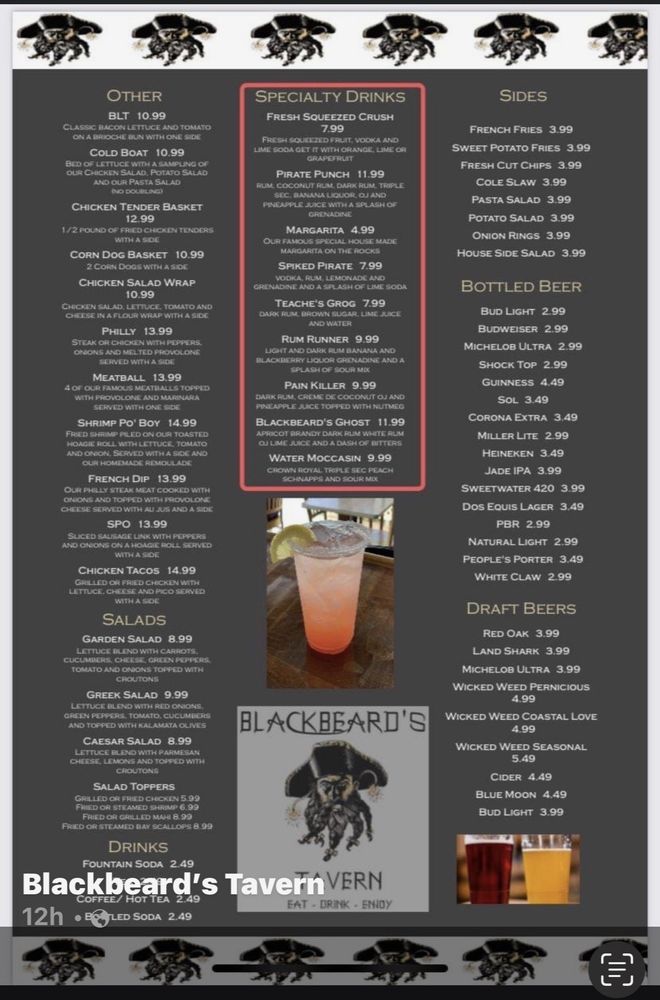 Blackbeard's Tavern Logo