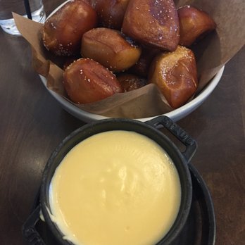 Culinary Dropout - Soft Pretzels & Provolone Fondue - New American Near Me - Austin, Texas Culinary Dropout - Soft Pretzels & Provolone Fondue - New American Near Me - Austin, Texas