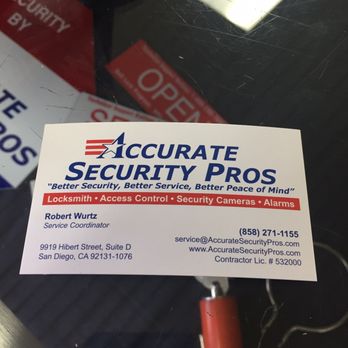 Accurate Security Pros - Keys & Locksmiths Near Me - San Diego, California