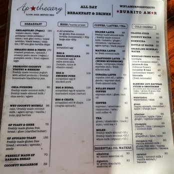 Burrito Amor - Menu - Bars Near Me - Tulum, ROO