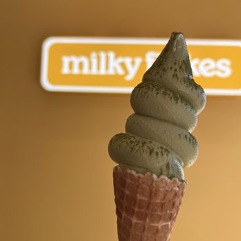 Milky Flakes - Solid legit matcha soft serve! - Ice Cream & Frozen Yogurt Near Me - Walnut Creek, California