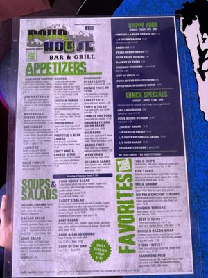Menu photo 1 Pour House Bar & Grill North Bend, WA