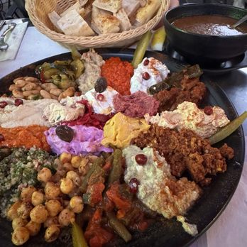Nomadic Kitchen - Mezze Combination (8 items) - Turkish Near Me - Redwood City, California