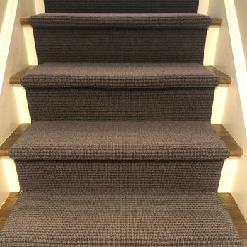 Precision Floors - a close up of a carpeted stair - Carpeting Near Me - Thornwood, New York Precision Floors - a close up of a carpeted stair - Carpeting Near Me - Thornwood, New York