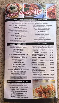 Menu photo 2 Annabel's Italian Restaurant Phillipsburg, NJ