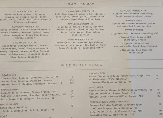 Menu photo 8 Saint & Second Woodland Hills, CA