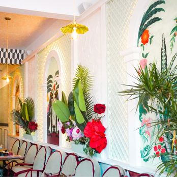 Flora - Seating area. Ig @mel_foodie_ventures. - Breakfast & Brunch Near Me - San Diego, California