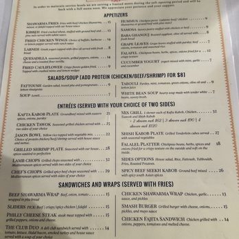 La Pasha Lounge & Grill - Menu - Persian/Iranian Near Me - Addison, Texas