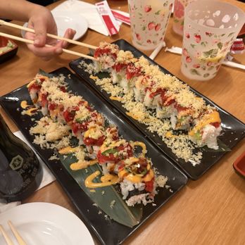 Hello Sushi - P10. Red Dragon Roll - Sushi Bars Near Me - Fullerton, California Hello Sushi - P10. Red Dragon Roll - Sushi Bars Near Me - Fullerton, California