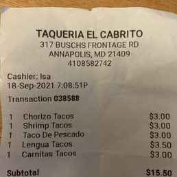 Receipt Receipt