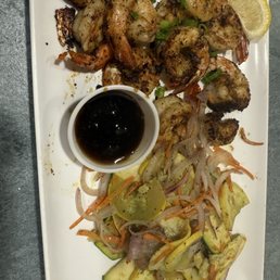 Shrimp with mixed veggies Shrimp with mixed veggies