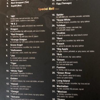 Sushi Kazuki - Menu (2) - Japanese Near Me - Rivervale, New Jersey