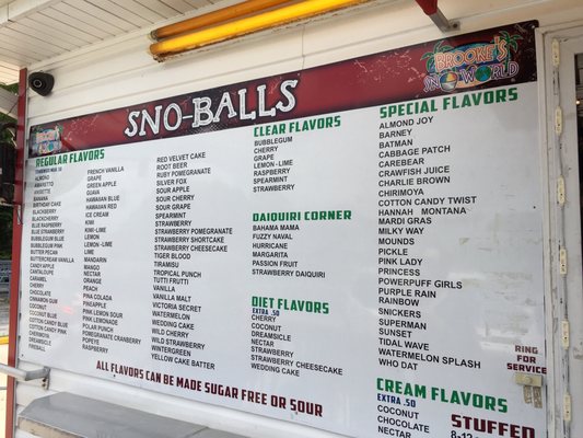 Menu photo 4 Brooke's Sno-World Houma, LA