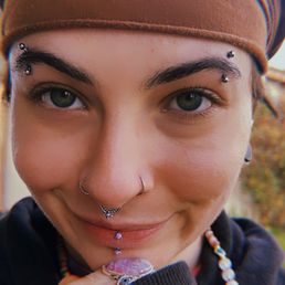 Double brow piercing