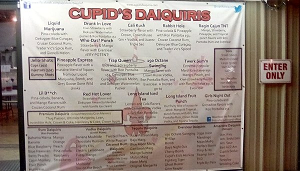 Menu photo 6 Cupid's Daiquiris Lafayette, LA Menu photo 6 Cupid's Daiquiris Lafayette, LA