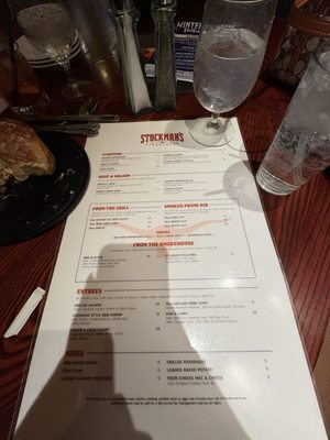 Menu photo 1 Stockman's Steakhouse Laughlin, NV