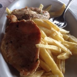 Meson Loreiro - Raxo con patatas.