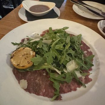 Brunos Italian Kitchen - Carpaccio Prime - Very disappointed with this dish. :( The beef came out brown and had a distinct smell. - Italian Near Me - Brea, California Brunos Italian Kitchen - Carpaccio Prime - Very disappointed with this dish. :( The beef came out brown and had a distinct smell. - Italian Near Me - Brea, California