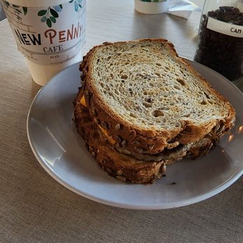 New Penny Cafe - Breakfast sandwich, it was delicious and the coffee was amazing! - Cocktail Bars Near Me - Avondale, Arizona