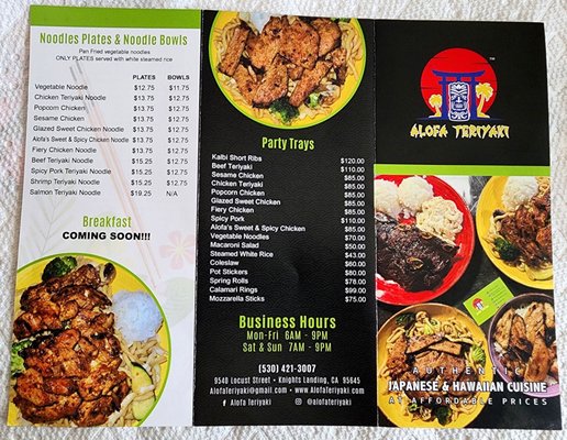 Menu photo 6 Alofa Teriyaki Knights Landing, CA Menu photo 6 Alofa Teriyaki Knights Landing, CA