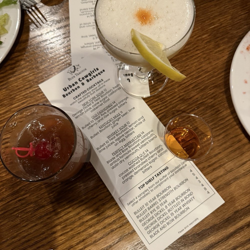 Cocktails and bourbon tastes