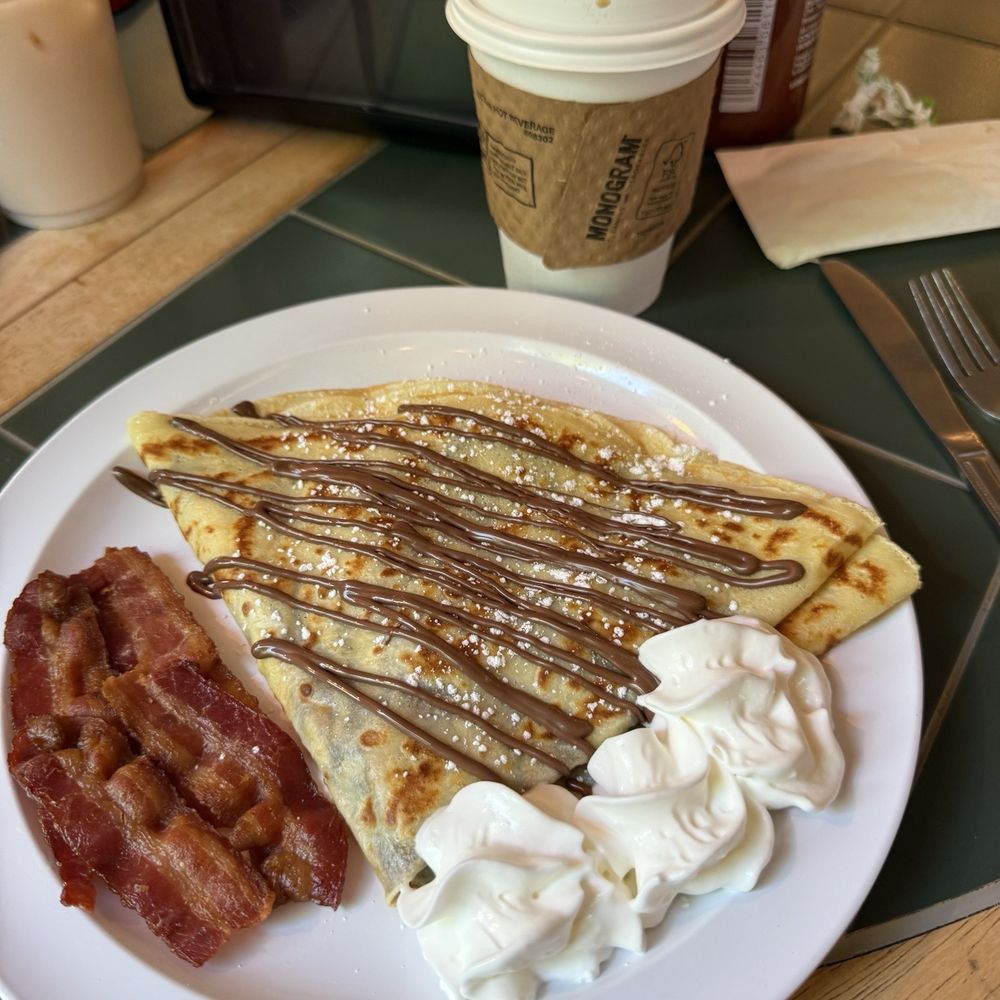 City Lights Cafe - Nutella crepe with bacon - Bakeries Near Me - Sylva, North Carolina
