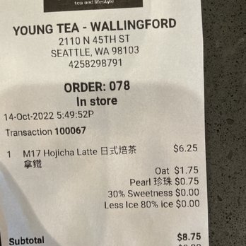 Young Tea - Bubble Tea Near Me - Seattle, Washington Young Tea - Bubble Tea Near Me - Seattle, Washington