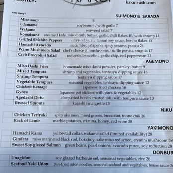 Kakui Sushi - Main menu - Japanese Near Me - Oakland, California Kakui Sushi - Main menu - Japanese Near Me - Oakland, California