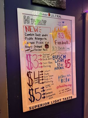 Menu photo 1 The Hilltop Cincinnati, OH