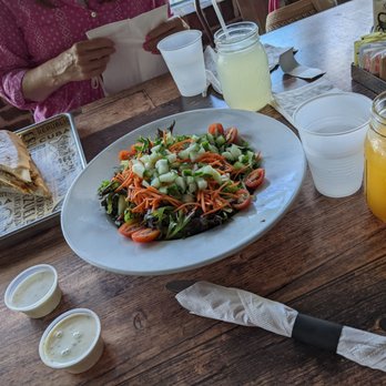 Sofrito Latin Cafe - Cubano sandwich, house salad, lemonade, and mango juice - Latin American Near Me - Orlando, Florida Sofrito Latin Cafe - Cubano sandwich, house salad, lemonade, and mango juice - Latin American Near Me - Orlando, Florida