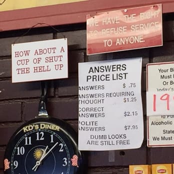 KD's Diner - Love a place with a sense of humor!! - Coffee & Tea Near Me - Lake Charles, Louisiana KD's Diner - Love a place with a sense of humor!! - Coffee & Tea Near Me - Lake Charles, Louisiana