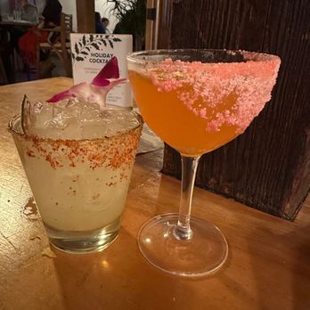 Baja Cantina - Classic Margarita ($15) and Christmas in the Canals ($13) Cocktails - Mexican Near Me - Marina Del Rey, California Baja Cantina - Classic Margarita ($15) and Christmas in the Canals ($13) Cocktails - Mexican Near Me - Marina Del Rey, California