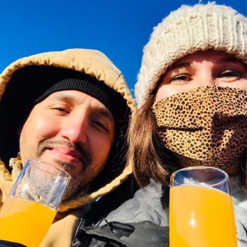 Four Corners Balloon Rides - Traditional champagne toast! - Hot Air Balloons Near Me