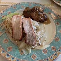 Egg foo young and pork chow mien delicious Egg foo young and pork chow mien delicious