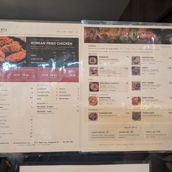 Menya Ramen House - Menu - Ramen Near Me - Ridgewood, New Jersey
