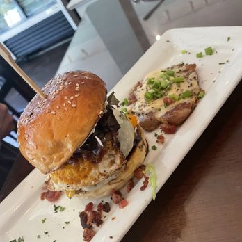 Stardust Cafe - The burger is to die for!! Perfect combo of toppings - American Near Me - Lewisburg, West Virginia