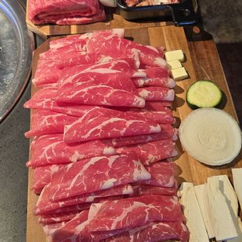 Wyn KBBQ - Combo B and added another order of beef brisket. - Korean Near Me - Buena Park, California Wyn KBBQ - Combo B and added another order of beef brisket. - Korean Near Me - Buena Park, California