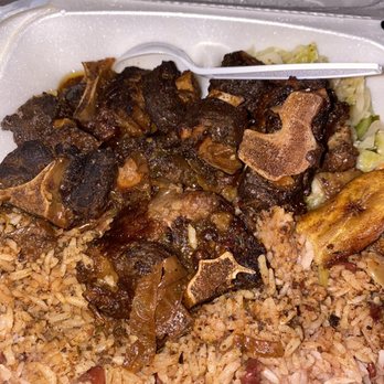 Jamaican Flavors - NASTY AS FUCK! Large Braised Oxtail - Caribbean Near Me - Snellville, Georgia